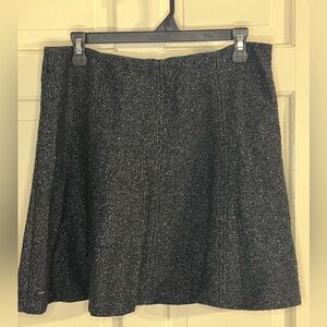 LOFT Black Textured Knit Fabric